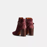 Restored Delaney Signature Buckle Heel Bootie