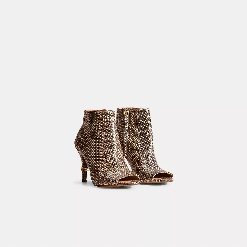 Restored Remi Bootie In Snakeskin
