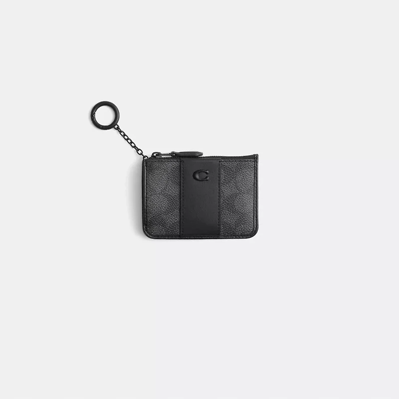 Restored Mini Skinny Id Case In Signature Canvas