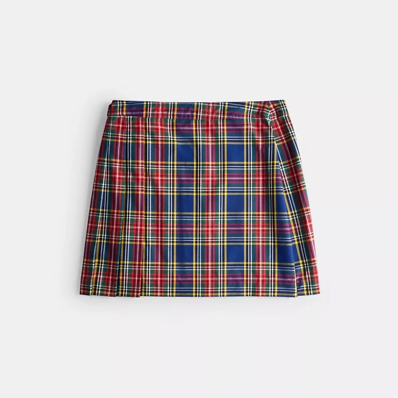 Coachtopia Loop Mini Skirt With Plaid Pattern