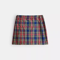 Coachtopia Loop Mini Skirt With Plaid Pattern