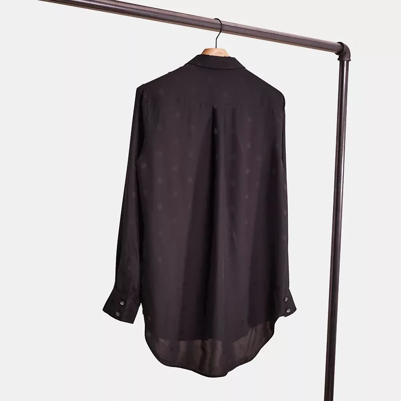 Restored Jacquard Bib Shirt