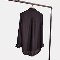 Restored Jacquard Bib Shirt