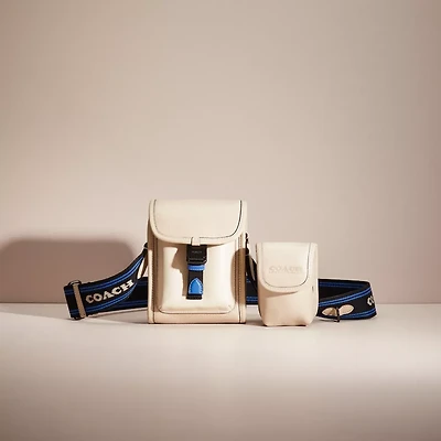 Restored Charter North/South Crossbody With Hybrid Pouch In Colorblock