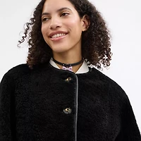 Fluffy Shearling Coat