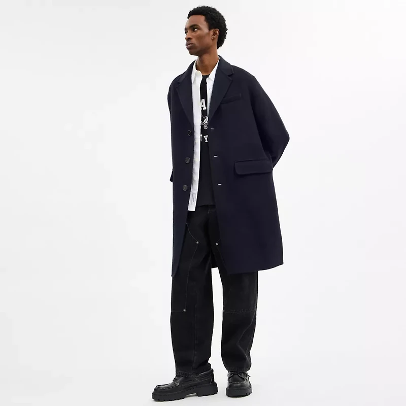 Double Faced Wool Coat