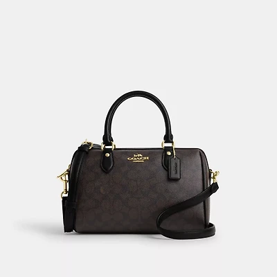 Rowan Satchel Bag Signature Canvas