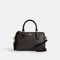 Rowan Satchel Bag Signature Canvas