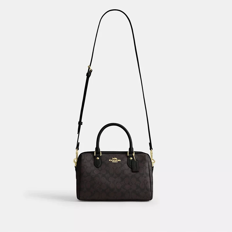 Rowan Satchel Bag Signature Canvas