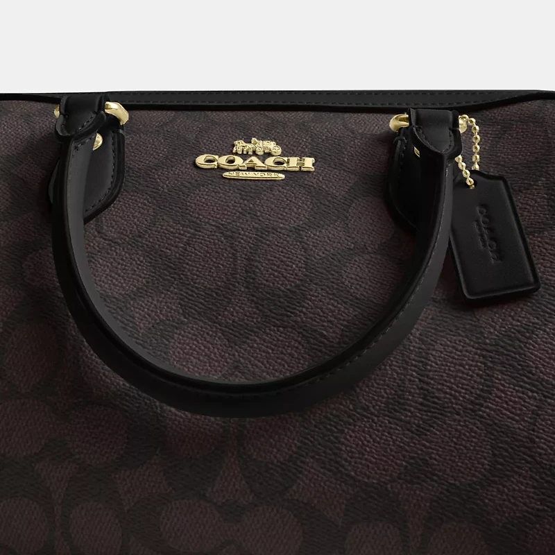 Rowan Satchel Bag Signature Canvas