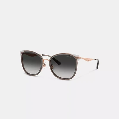 C Hardware Cat Eye Sunglasses