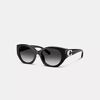 Maxi Sculpted C Oval Sunglasses