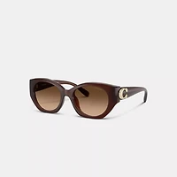 Maxi Sculpted C Oval Sunglasses