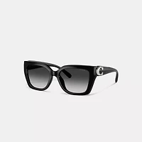 Maxi Sculpted C Square Cat Eye Sunglasses