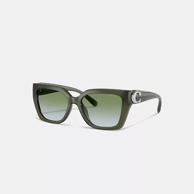 Maxi Sculpted C Square Cat Eye Sunglasses