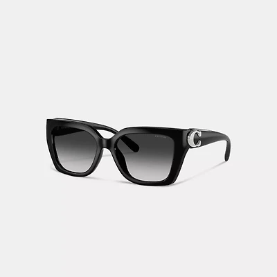 Full Fit Maxi Sculpted C Square Cat Eye Sunglasses