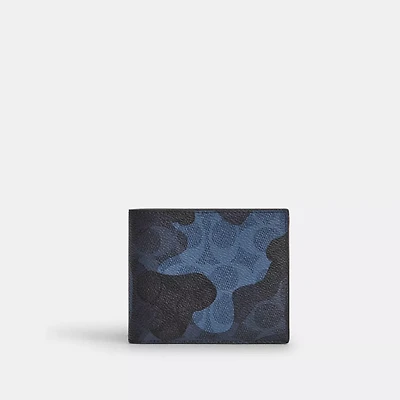 3-In-1 Wallet In Signature Camo Print