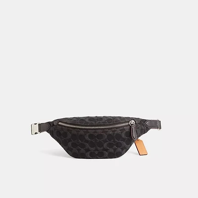 Restored Charter Belt Bag 7 In Signature Denim