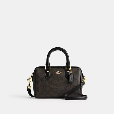 Mini Rowan Crossbody Bag Signature Canvas
