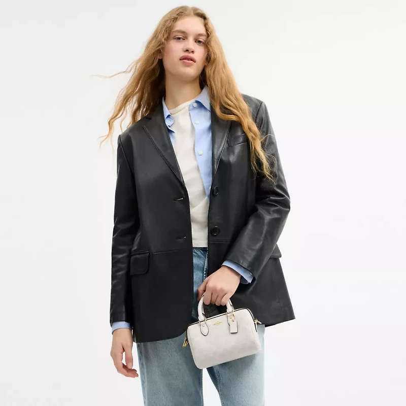 Mini Rowan Crossbody Bag In Signature Canvas