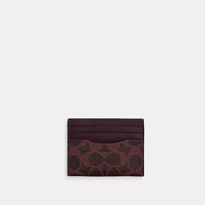 Slim ID Card Case Signature Canvas