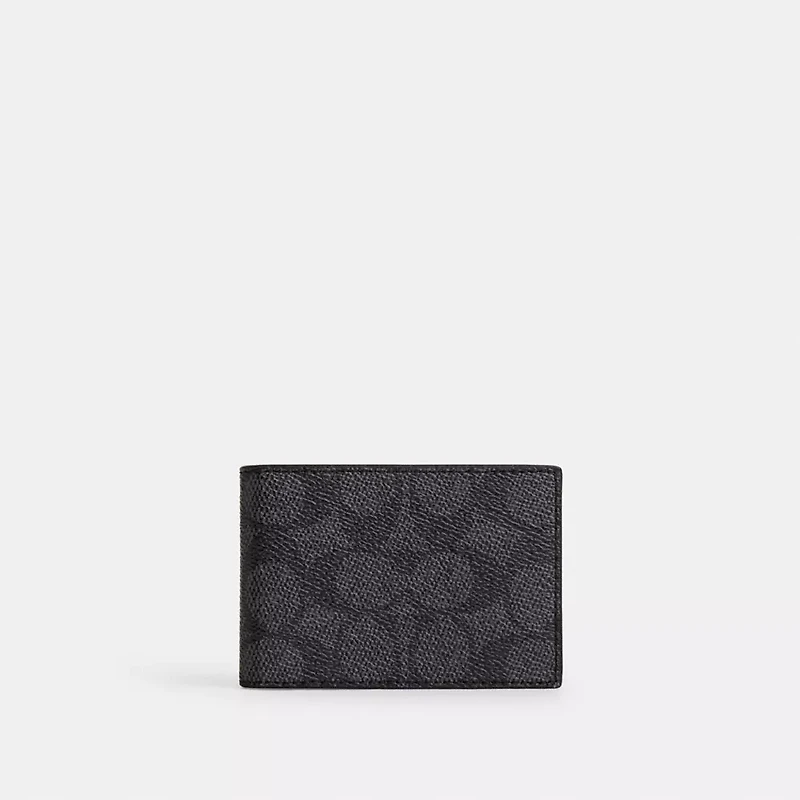 Compact Billfold Wallet Signature Canvas