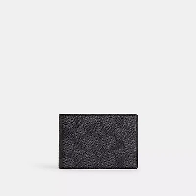 Compact Billfold Wallet Signature Canvas