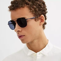 C Hardware Metal Pilot Sunglasses