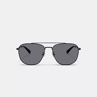 C Hardware Metal Pilot Sunglasses