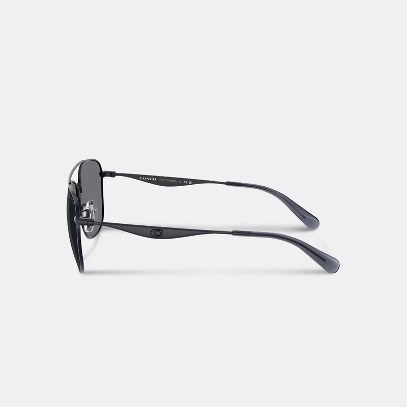 C Hardware Metal Pilot Sunglasses