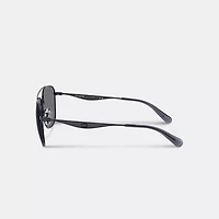 C Hardware Metal Pilot Sunglasses