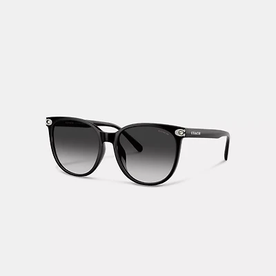 Embedded C Rounded Square Sunglasses