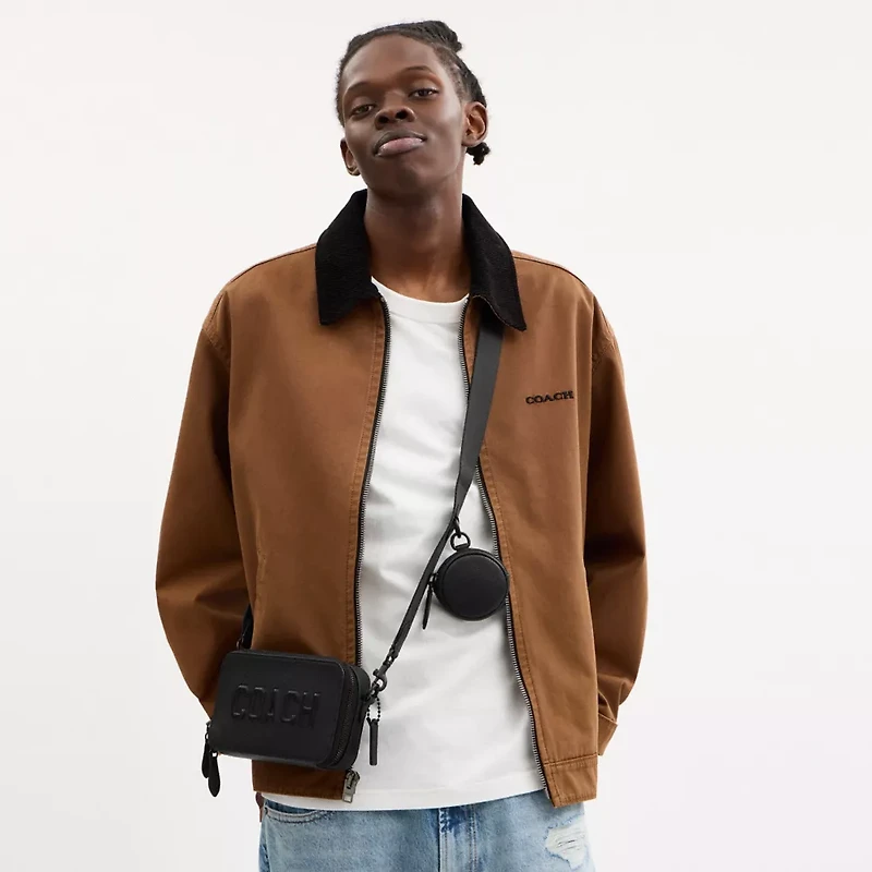 Charter Slim Crossbody Bag With Coach Graphic