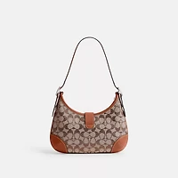 Hamptons Hobo Bag In Crystal Signature Jacquard