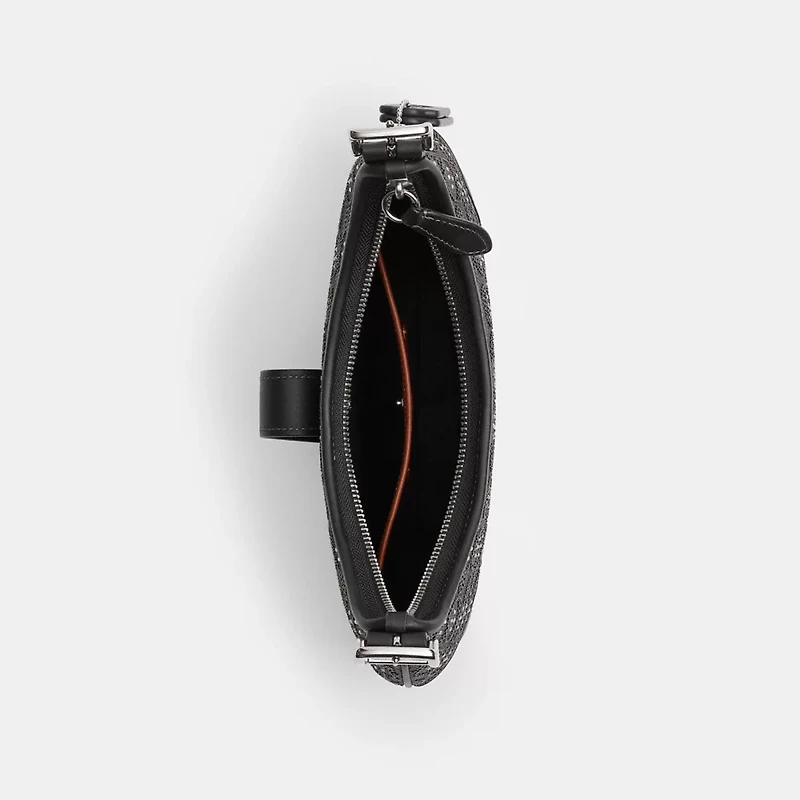 Hamptons Hobo Bag In Crystal Signature Jacquard