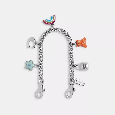 Silver Swagger Chain With Charms