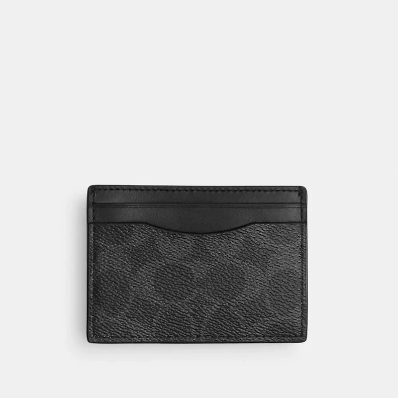 Money Clip Card Case Signature Canvas