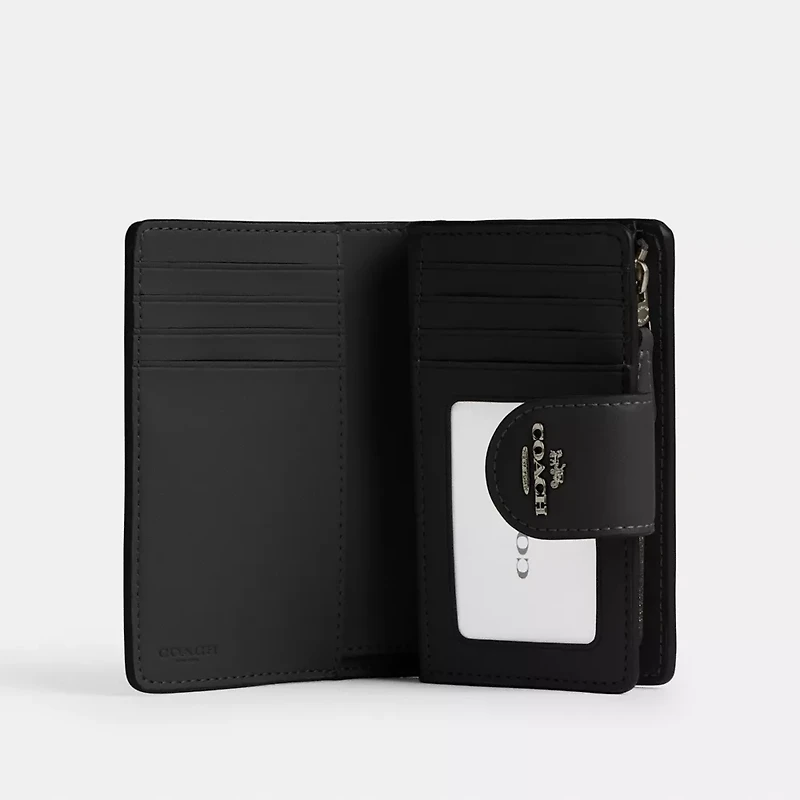 Medium Corner Zip Wallet Signature Canvas