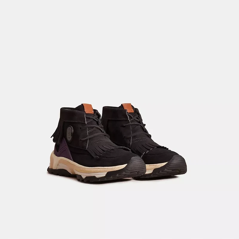 Restored C243 Moccasin Sneaker With Coach Patch