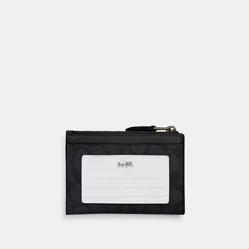 Mini Skinny Id Case Signature Canvas