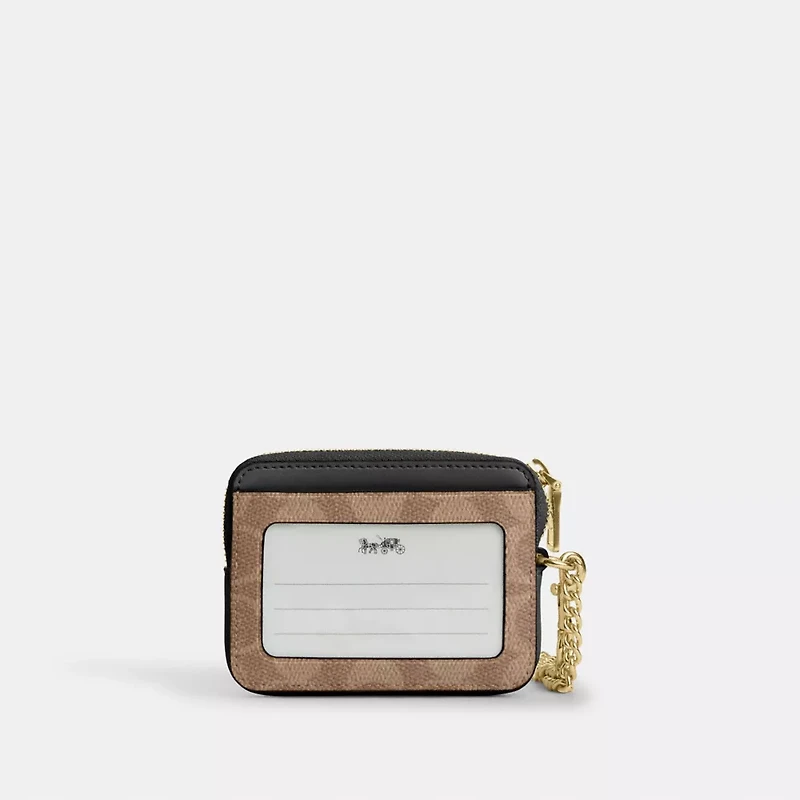Zip Card Case Signature Canvas