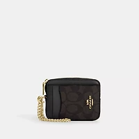 Zip Card Case Signature Canvas