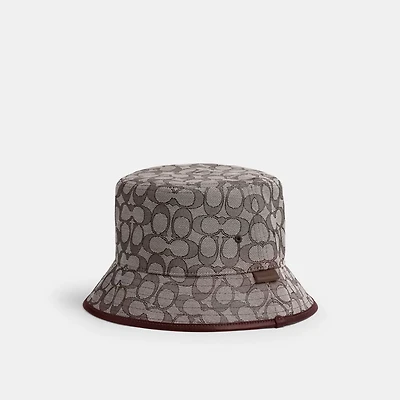 Signature Jacquard Bucket Hat