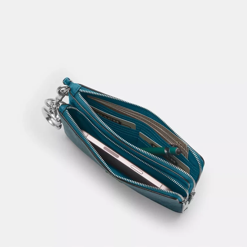 Double Zip Wallet Signature Canvas