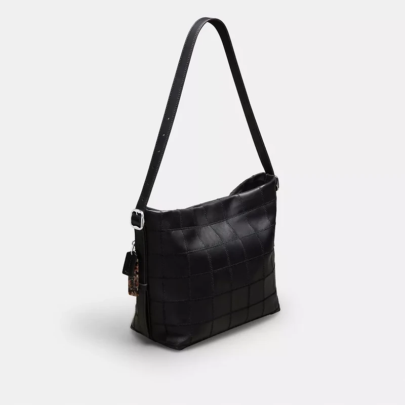 Alter/Ego Hobo Bag In Checkerboard Upcrafted Leather