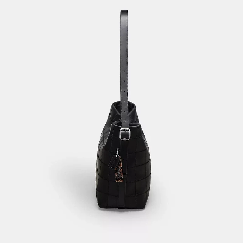 Alter/Ego Hobo Bag In Checkerboard Upcrafted Leather