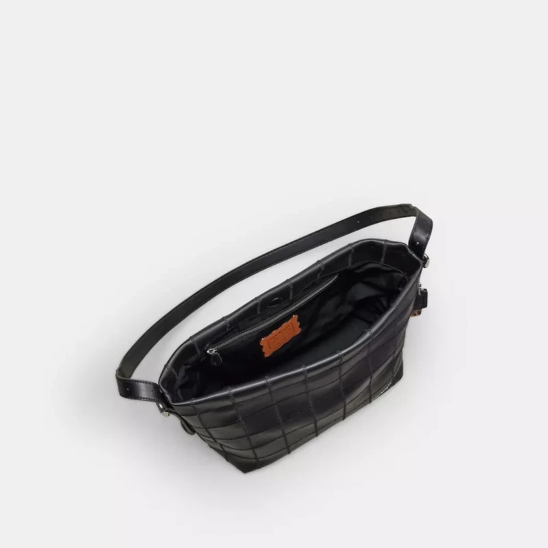 Alter/Ego Hobo Bag In Checkerboard Upcrafted Leather