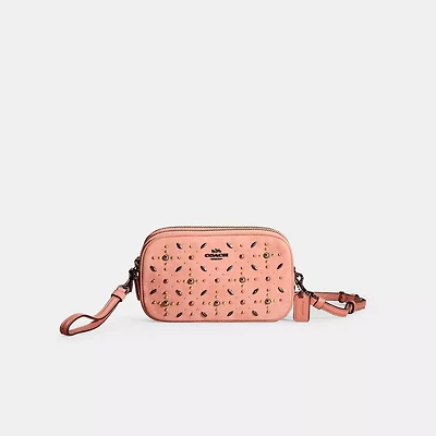 Restored Sadie Crossbody Clutch With Prairie Rivets
