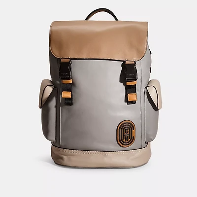 Restored Rivington Backpack In Colorblock With Coach Patch