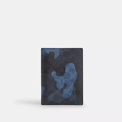 Passport Card Case In Signature Camo Print